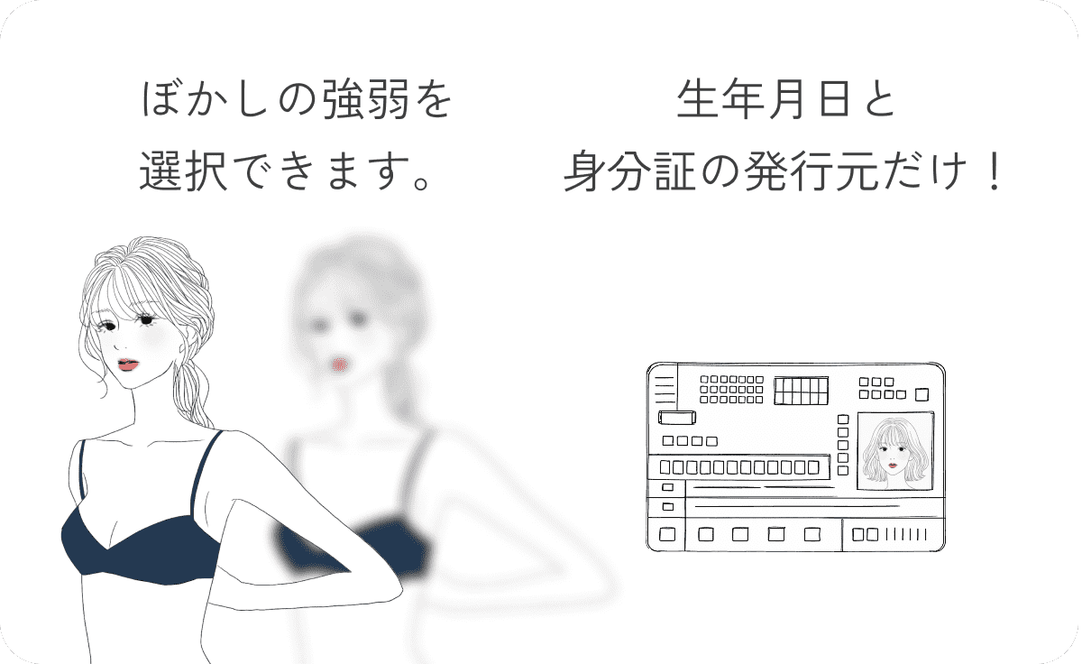 身バレ、ゼロ。